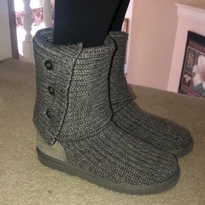 UGG AUSTRALIA Classic Cardy Gray Boots